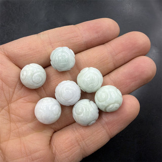 ((2 Cái) 13 Mm Ngọc A Hàng Giấy Khắc Hạt Tròn Rời Hạt Vòng Tay Tự Làm Phụ Kiện