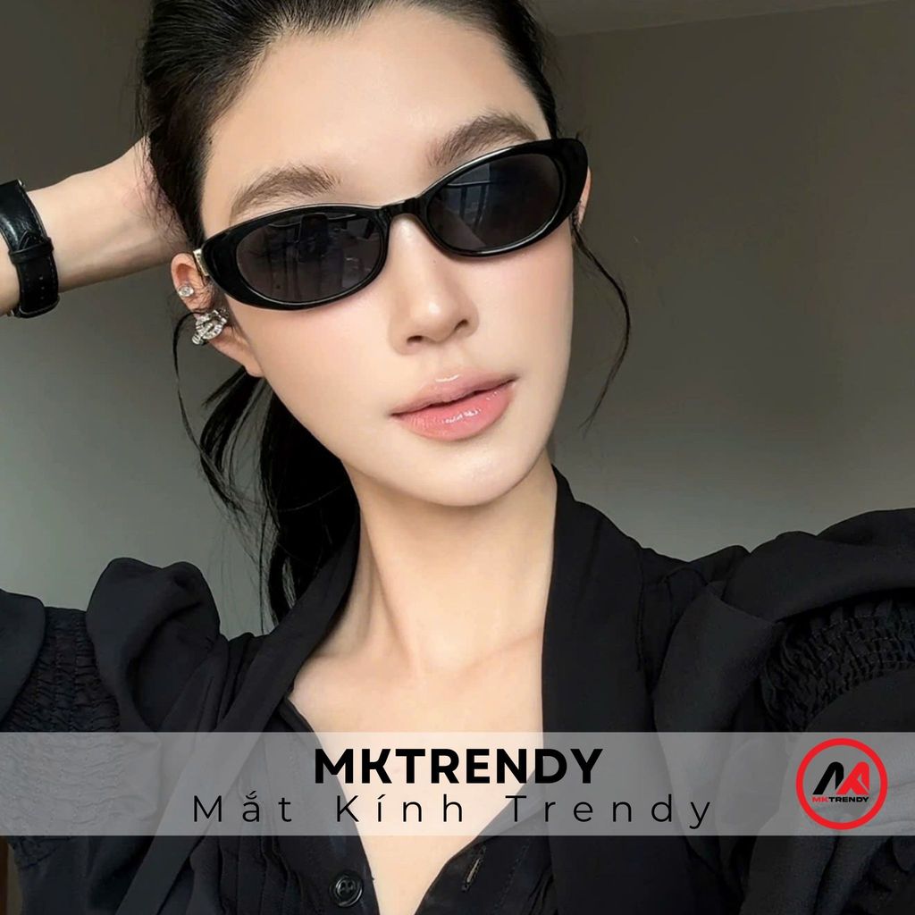 [Live x MKTRENDY] Kính râm mắt mèo chống tia UV kính mát thời trang nam nữ sang trọng phong cách T22