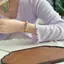 Vòng tay gốm boho hình móng vuốt ngôi sao trắng, dễ điều chỉnh - Món quà độc đáo