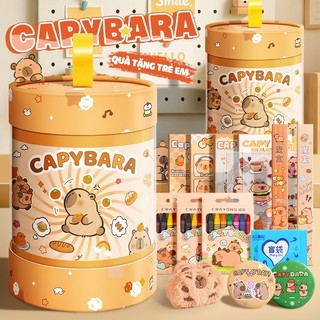 Set Quà Capybara - Văn Phòng Phẩm Dễ Thương, Quà Tốt Nghiệp, Quốc Tế Thiếu Nhi 1/6, Quà Sinh Nhật Sang Trọng