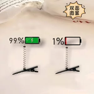 Kẹp Tóc Handmade từ Acrylic Trong Suất 3D - Thích Hợp Làm Quà Tặng