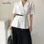 AqToCna Thắt Lưng Mỏng Nữ Dây Kim Loại Da PU Nối Dây Áo Sơ Mi Hợp Thời Trang Trang Trang Trí Phù Hợp Với Tất Cả Trận Đấu Áo Sơ Mi Dây Xích AqToCna