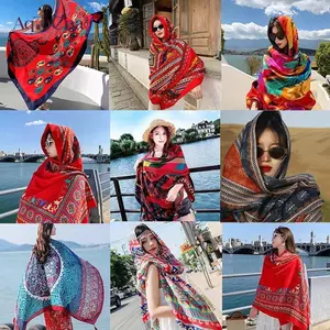 AqToCna 8 Kiểu 85x180cm Du Lịch Đi Biển Khăn Choàng Bikini Khăn Choàng Lớn Sarong Quấn Khăn Nữ Đồ Bơi Brazil Tắm Che đậy AqToCna