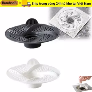 BAMBOOB 3 Ống thoát nước sàn, Nắp thoát nước chống bọ xoay, Thiết kế lưới xoáy chống tắc vệ sinh Máy hút tóc Vòi hoa sen