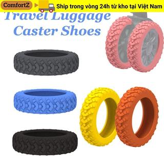 COMFORTZ Bộ 8 vỏ bọc bánh xe vali, giảm mòn, giảm ồn, bánh xe hành lý du lịch, phù hợp trục vali