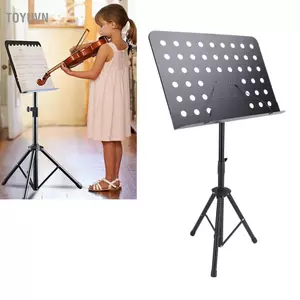 toyuvn Irfora Giá đỡ nhạc di động chuyên nghiệp có thể điều chỉnh được Tấm thép hợp kim có thể gập lại cho các ban nhạc Sử dụng tại nhà với túi đựng Du lịch phù hợp