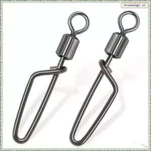 Kẹp kẹp xoay bằng thép không gỉ 25 chiếc Đầu nối câu cá Carabiner Thiết bị đầu cuối thay đổi nhanh 2 #