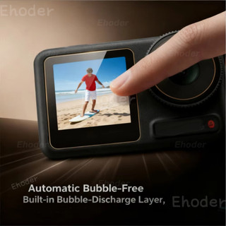 Kính cường lực một lần nhấp cho DJI Osmo Action 6 4 5Pro Tấm bảo vệ màn hình HD dễ dàng cho DJIOsmo Action6 Action5Pro Action4 Action3 Gimbal Bảo vệ ống kính máy ảnh