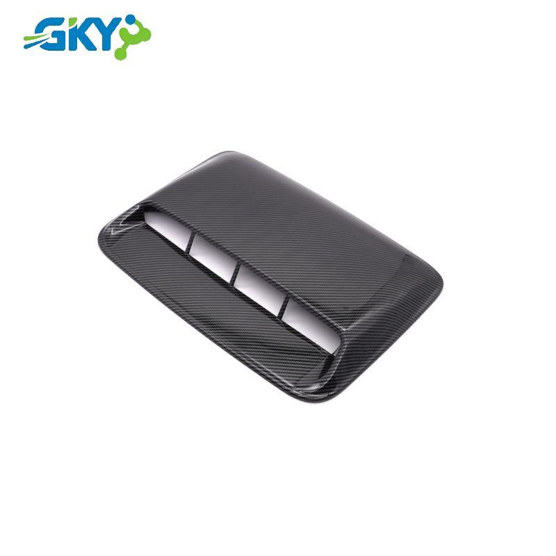 GKY Ô Tô Lưu Lượng Không Khí Hút Hood Muỗng Thông Hơi Bonnet Trang Trí Trung Tâm Bên Ổ Cắm Hood GKY