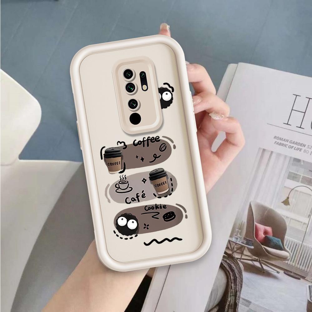 Ốp Lưng Cho Redmi Note 8 Pro Hoạt Hình Silicon Mềm Ốp lưng TPU Đen Bóng Than Mắt Thiên Thần Ốp Lưng Chống Sốc