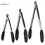 TRTR Kẹp Silicon Nhà Bếp Thép Không Gỉ BBQ Chống Dính Dụng Cụ Nhà Bếp Thịt Nướng Nấu Kẹp Với Khớp Lo Phụ Kiện Nhà Bếp VN