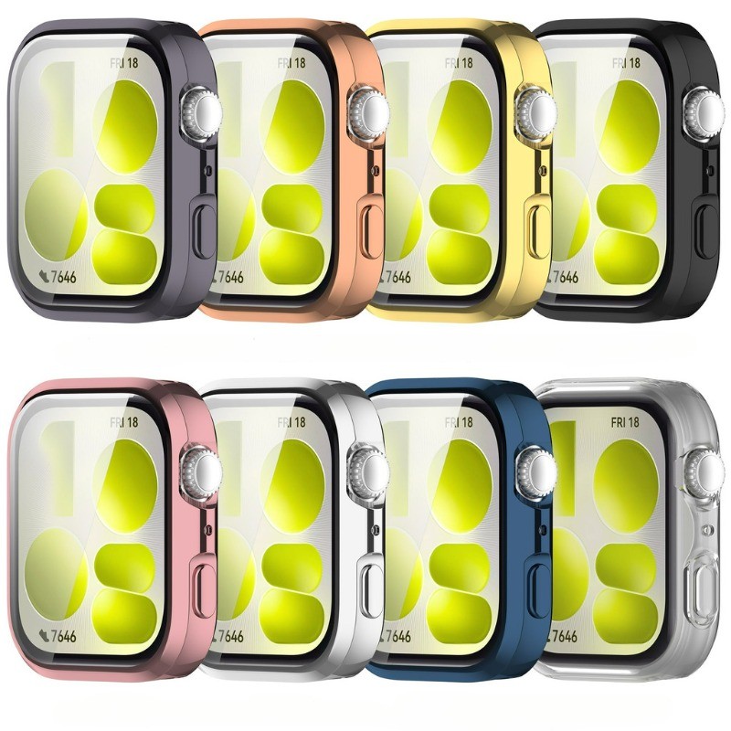 Ốp Bảo Vệ Màn Hình Cho Huawei Watch Fit 5 Pro Vỏ Mạ TPU Mềm + Phim Full Trong Suốt Bảo Vệ Cho Huawei Watch Fit5 Fit5Pro Fit 5 5 5Pro Ốp Lưng Mềm