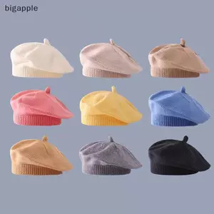 Mũ nồi cho bé bigapple Mũ beanie dệt kim cho bé gái - Mũ họa sĩ công chúa Hàn Quốc RDG