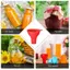 TRTR 4 Miếng Phễu Miệng Rộng Gia Vị Linh Hoạt Nước Sốt Đóng Hộp Bộ Cho Nhà Hàng Nhà Bếp Bóp Chai Lọ VN