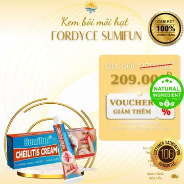 Kem Bong Mụn Môi FORDYCE SUMIFUN 20gr, Khử Thâm Môi, Dưỡng Ẩm Môi, Kem Chống Nứt Nẻ Môi, Môi Mềm Mịn Hồng Mướt |ZQ