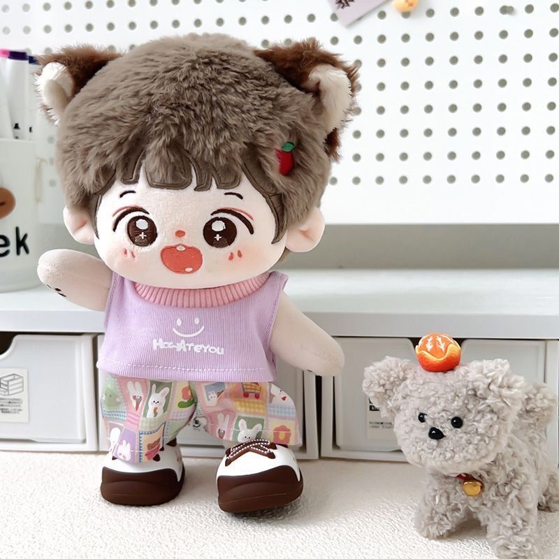 Quần Áo Cho Bé 20cm Cotton Quần Áo Búp Bê Thuộc Tính Giá Rẻ Centimeter Bộ Đồ Búp Bê Dễ Thương Áo Thun + Quần