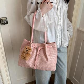 (Deal mở bán tặng quà QU3) Túi xách nữ đeo vai VINICHY, tote dung tích lớn size 35cm HA876