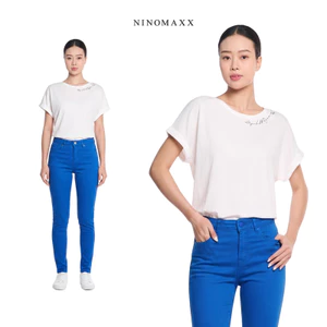 Quần Kaki Nữ Dài Ôm Dáng Chất Thun Co Giãn NINOMAXX 1609165