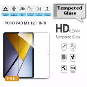 Kính cường lực bảo vệ màn hình cho Xiaomi POCO Pad M1 / POCO Pad 12.1 / Redmi Pad 2 Pro / Redmi Pad Pro 12.1 inch 9H HD Full Cover HD Clear