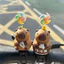 Xe Trang Trí Xe Máy Phụ Kiện Capybara Cối Xay Gió Đồ Chơi DIY Trang Trí Xe Máy Decora Anime Dễ Thương Xe Đạp