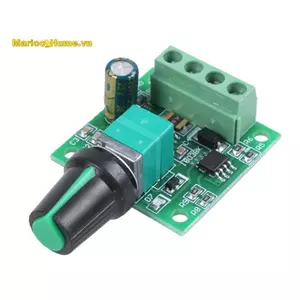 1.8v 3v 5v 6v 7.2v 12v 2A 30W Bộ điều khiển tốc độ động cơ DC (PWM) 1803BK Công tắc điều khiển có thể điều chỉnh