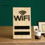 Linh hồn| Bảng trắng Mật khẩu Wifi Keo mật khẩu Wifi Ký hiệu mật khẩu Wifi bằng gỗ Ký hiệu mật khẩu Để bàn Bảng hiển thị mạng không dây cho nhà hàng Cafe Văn phòng Nhà Bar Ký túc xá – Dễ dàng