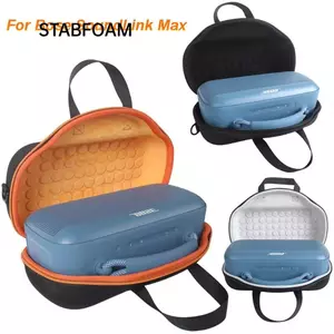 Hộp loa Bluetooth STABFOAM, Túi đựng đồ chống nước di động, Dây đeo vai Tay cầm EVA cứng Du lịch cho Bose SoundLink Max