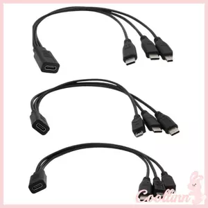 COO MultiDevice Cáp Sạc USB C Dây Đồng Bộ Dữ Liệu Tốc Độ Cao Cho Điện Thoại Máy Tính Bảng Truyền Tập Tin Nhanh 30cm 11 81inch
