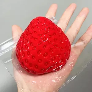 Dễ Thương Lớn Dâu Pinch Nhạc Giải Nén Tiện Dụng Cụ Cô Gái Trẻ Em Văn Phòng Giải Nén Đồ Chơi Trẻ Em Thông Hơi Tricky 5.8