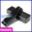 Guansfs Cấu trúc hợp kim kẽm đen nhẹ 10 lỗ Harmonica Kích thước nhỏ gọn để biểu diễn và luyện tập