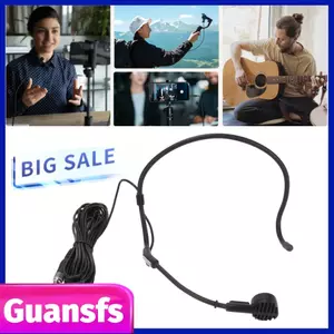 Guansfs Guansfs ANGGREK Móc Tai Micro Có Dây Công Thái Tai Nghe Dành Cho Nữ Giảng Dạy Loa Karaoke