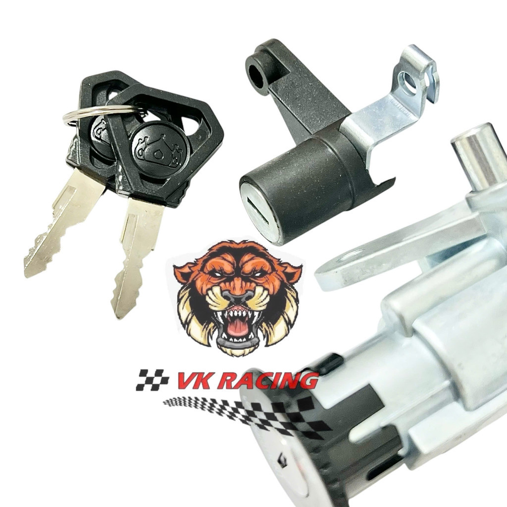 Bộ ổ khoá trước sau exciter 135 (2005-2010) - exciter 135 4 số - ex 135 4 số vương niệm