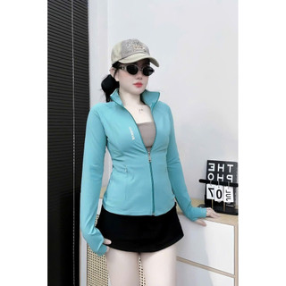 (MAY ĐẸP ) ÁO KHOÁC THUN LẠNH GYM CỔ TRỤ IN CHỮ SPORT CHẤT VẢI CO GIÃN, THOÁNG MÁT, CHỐNG NẮNG K&B FASHION