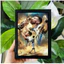 Tranh Poster Để Bàn Cầu Thủ Bóng Đá Lionel Messi (M10) tráng gương đóng khung - CN1