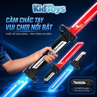 Đồ Chơi Gậy Phát Sáng LED KidToys - 2 Thanh Ghép Thành Đôi Siêu Ngầu Cho Bé