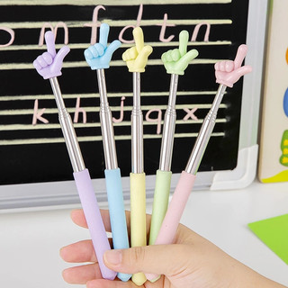 Que Chỉ Bảng Cho Giáo Viên, Học Sinh Hình Ngón Tay Có Thể Thu Gọn Và Kéo Dài 69cm, Gậy Chỉ Bảng Giáo Cụ Dạy Học