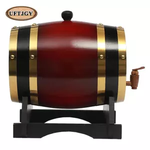 Thùng gỗ sồi Lưu trữ Homebrew Port Keg có chân đế cho trang trí khách sạn Tequila Bourbon Spirits