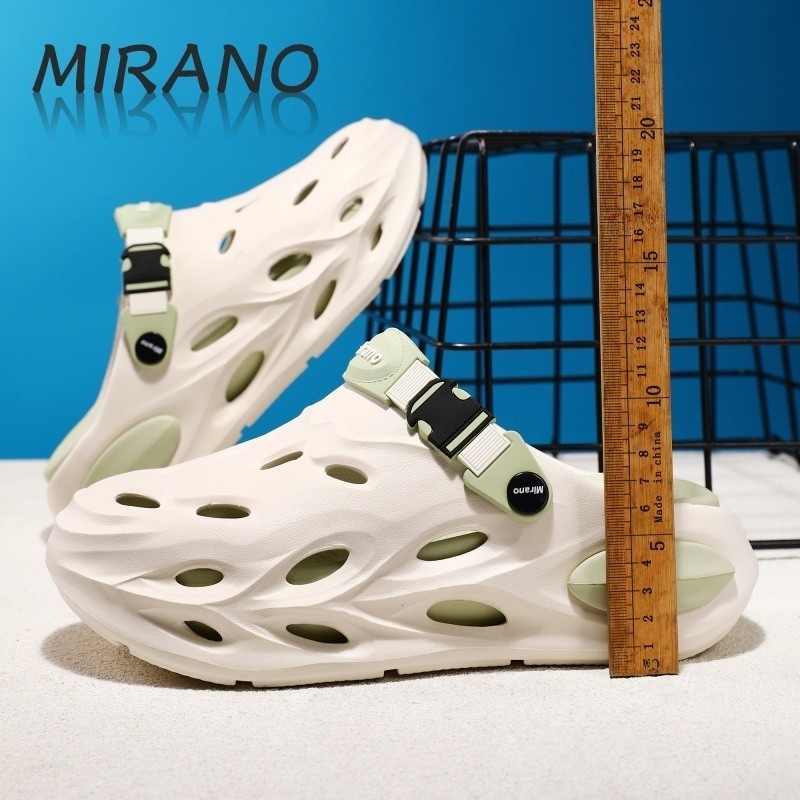 Mirano Dép Giày Sandal Nam EVA Siêu Dày Chống Trơn Trượt, Dép Thời Trang Đa Năng 360 Độ Thoáng Khí