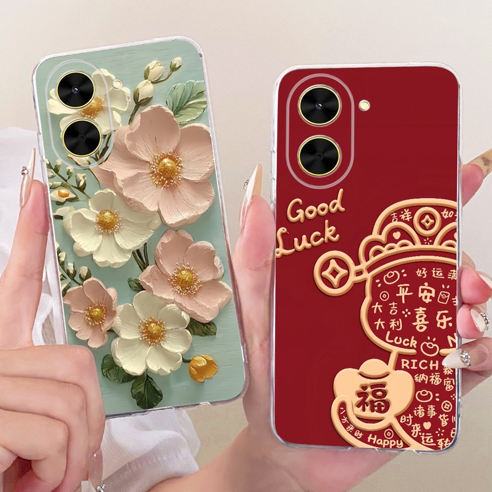 Vỏ Trong Suốt Cho Redmi A5 4G Ốp Lưng Thẩm Mỹ Hoạt Hình Dễ Thương Thời Trang Bướm Ngộ nghĩnh Sơn 25028PC03G 25028RN03A