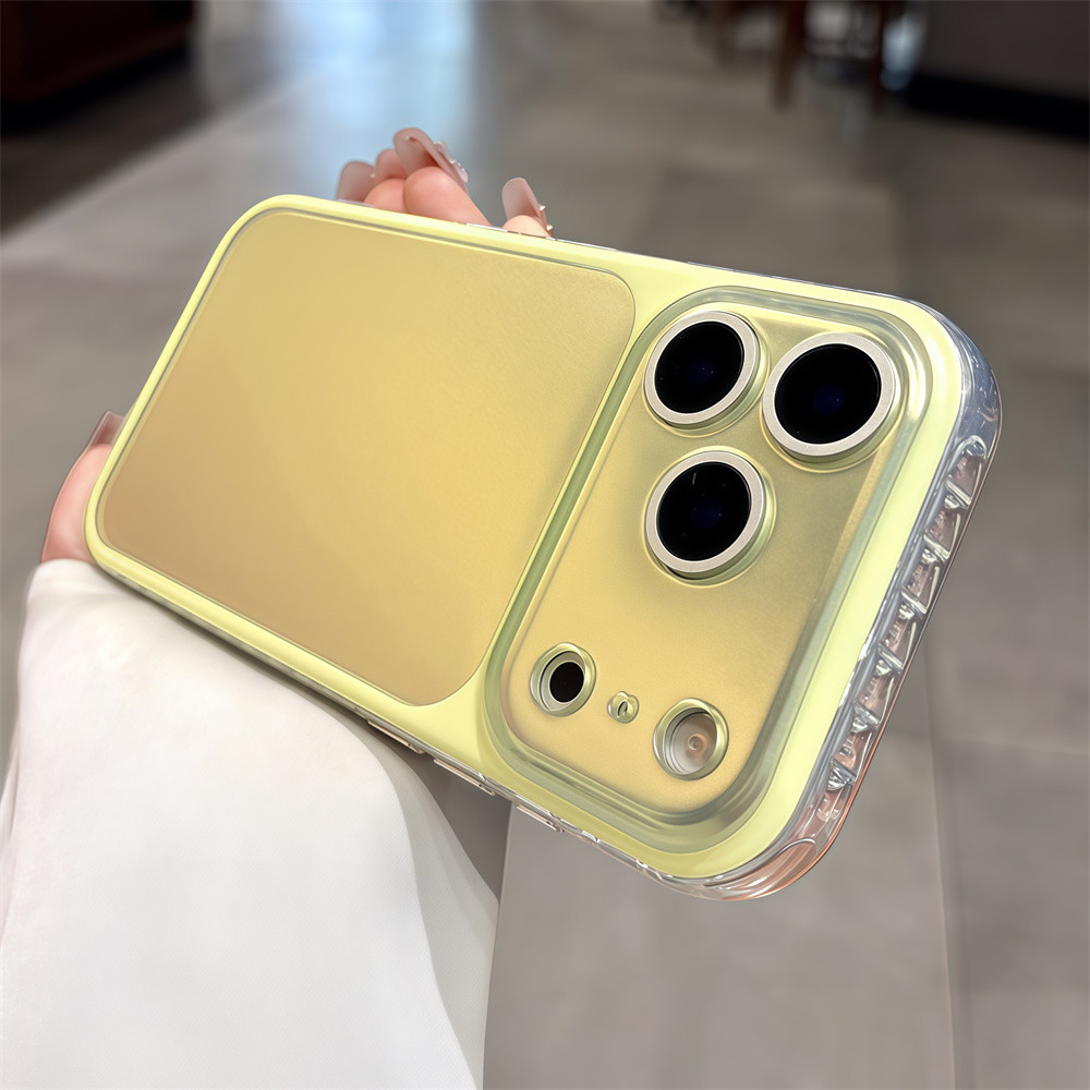 Ốp điện thoại gradient laser thời trang cho iPhone 17 Pro Max 16 15 pro max Bảo vệ ống kính chống rơi Vỏ cứng bảo vệ điện thoại