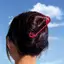 PNPIA- Kẹp an toàn lớn Kẹp tóc kim loại Móng vuốt tóc sáng tạo Barrette dành cho nữ Thi Tóc giữ an toàn cho công việc và sự kiện
