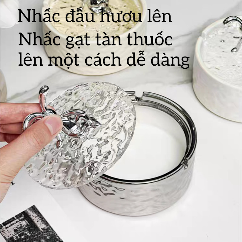 Hộp Gốm Sứ Hình Thỏ Có Nắp - Đồ Decor Sang Trọng, Đựng Trang Sức & Phụ Kiện, Trang Trí Bàn Phòng Khách