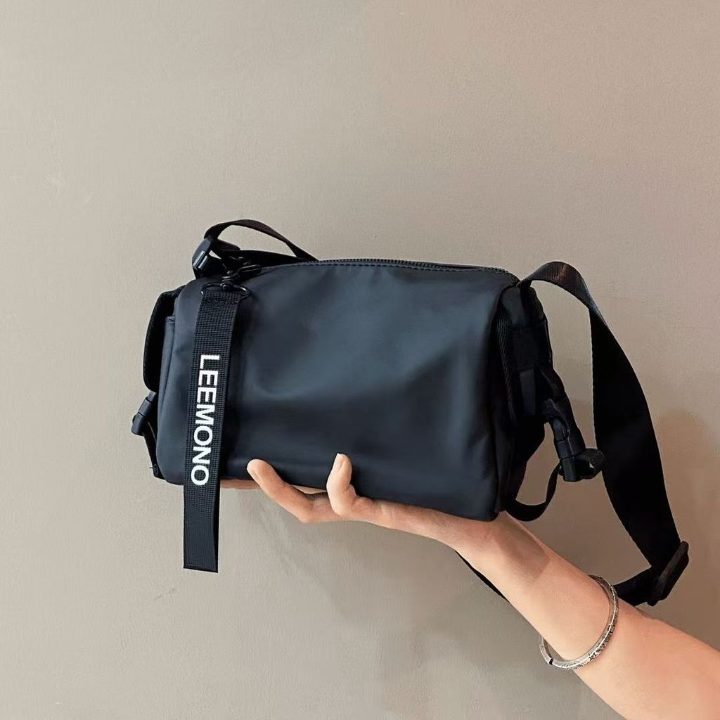 GC2 Túi Xi Lanh HOBO Boston Đeo Vai Túi Unisex Nhỏ Đen Túi Thường Ngày Hợp Thời Trang Thể Thao Phong Cách CG2
