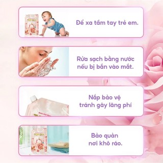 [Combo 2 Túi] Nước Giặt Xả TopGia Hương Hoa Nắng và Đắm Say, Túi 2L Sạch Sâu, Lưu Hương 72H