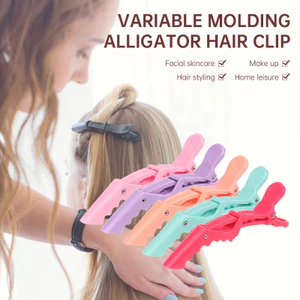 【Roshy】Kẹp tóc hình cá sấu nhiều màu kẹp mỏ vịt dùng trong salon uốn tóc và nhuộm tóc. kẹp tóc dùng trong làm tóc