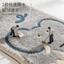 thảm lau chân nhà tắm hình voi con siêu thấm nước thảm nỉ lông dày dặn chống trượt decor phòng tắm phòng ngủ dễ thương