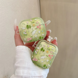 Green Swallows in Spring cho Airpods4 AirPods 1 / 2 3 Pro Pro2 pro3 Bộ tai nghe Bluetooth không dây Vỏ bảo vệ tai nghe AirPods Pro i3 i4 pro3