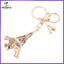 Móc khóa tháp Eiffel: Móc khóa tháp Eiffel nhỏ với kim cương giả lấp lánh - Mặt dây chuyền móc khóa treo cho ba lô Túi xách lưu niệm sành điệu cho các bữa tiệc ngày lễ zhenghtr