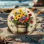 CIFbuy Vintage Retro Hoa Tín Hiệu Kim Loại Treo Tường Nghệ Thuật Trang Trí Mộc Mạc Cho Gia Đình Nhà Bếp Mảng Bám