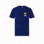 Áo thun unisex cổ tròn chất liệu dày 200gsm, có gấu bông và huy hiệu họa tiết, size từ XS đến 3XL